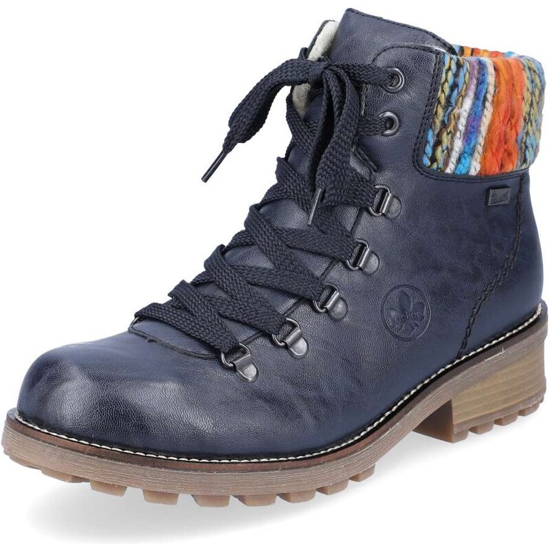 Dámska členková obuv RIEKER Z0445-14 modrá W4 35310416