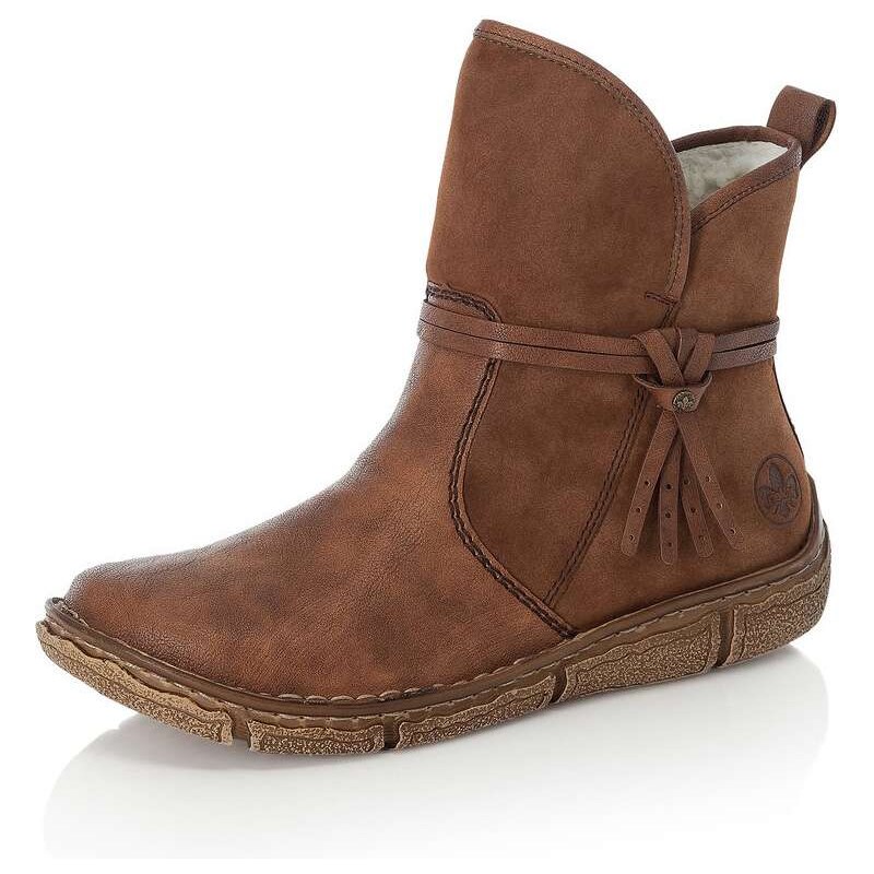 Dámska členková obuv RIEKER Z3772-22 hnedá W5 19153956