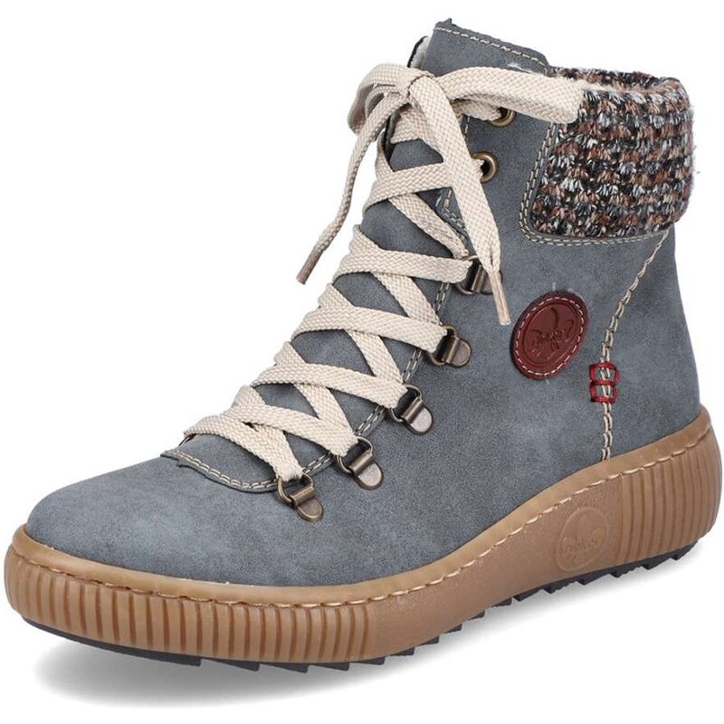 Dámska členková obuv RIEKER Z6648-14 modrá W5 18609109