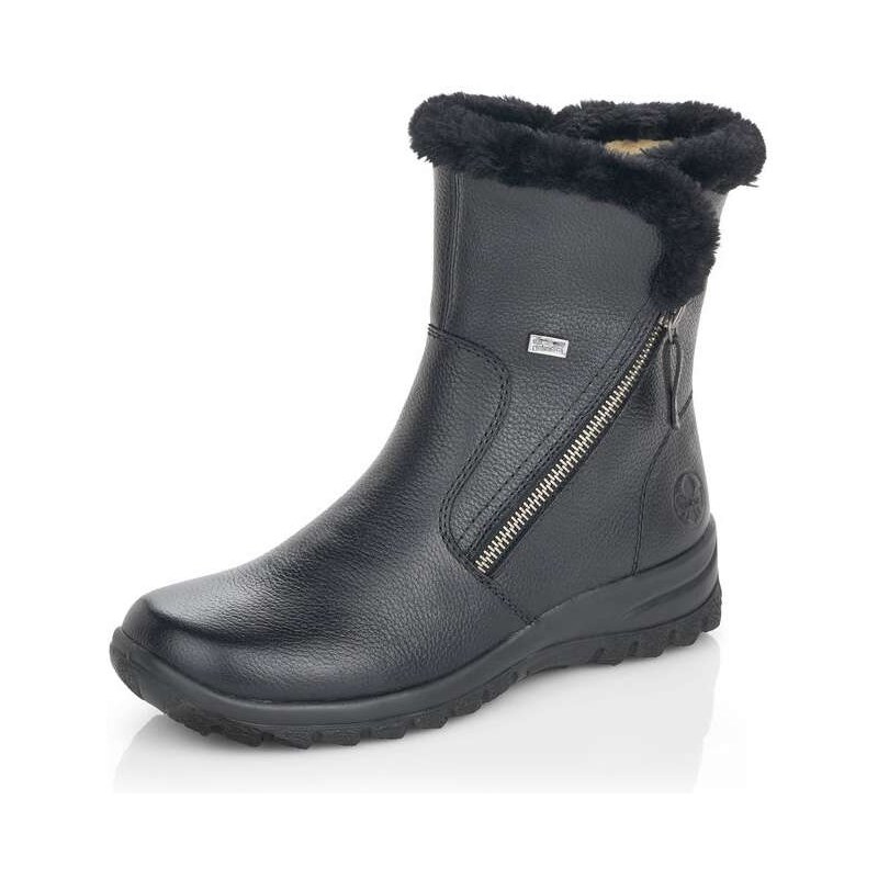 Dámska členková obuv RIEKER Z7181-00 čierna W4 18468003