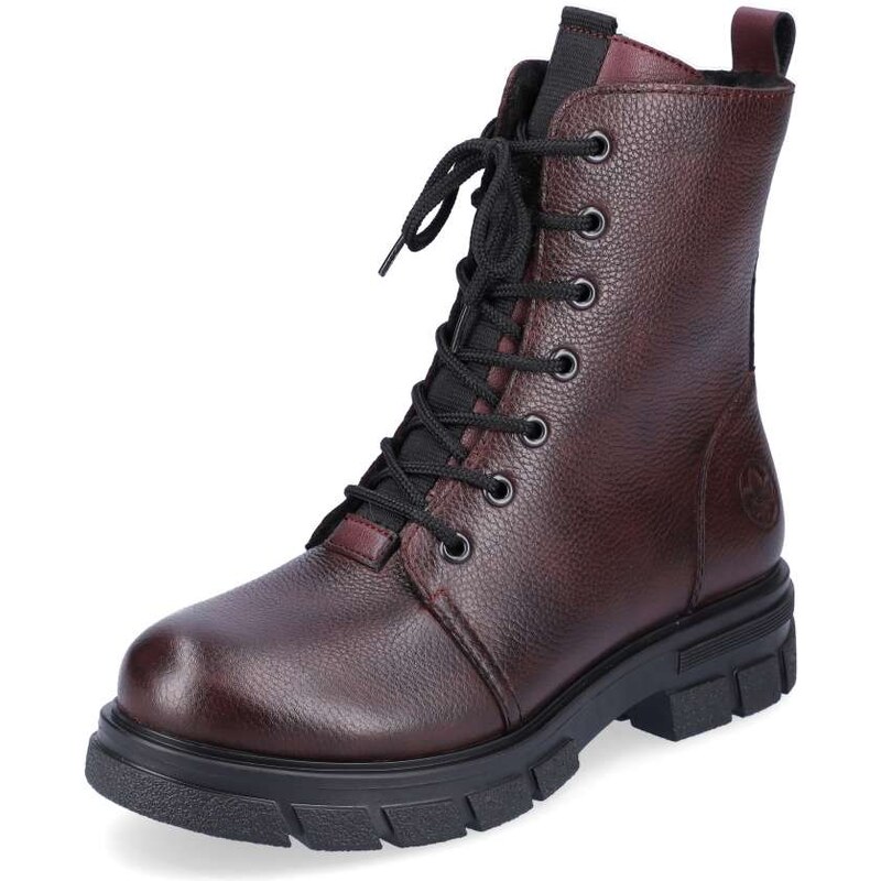 Dámska členková obuv RIEKER Z9116-35 červená W5 35683681