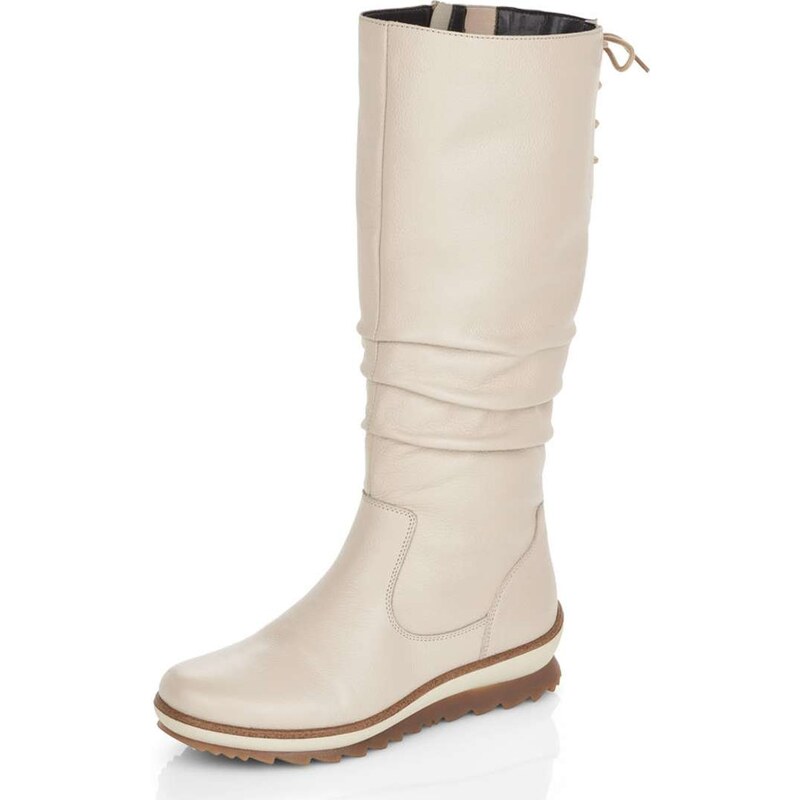 RIEKER Dámske čižmy REMONTE R8475-80 béžová W5 27579884