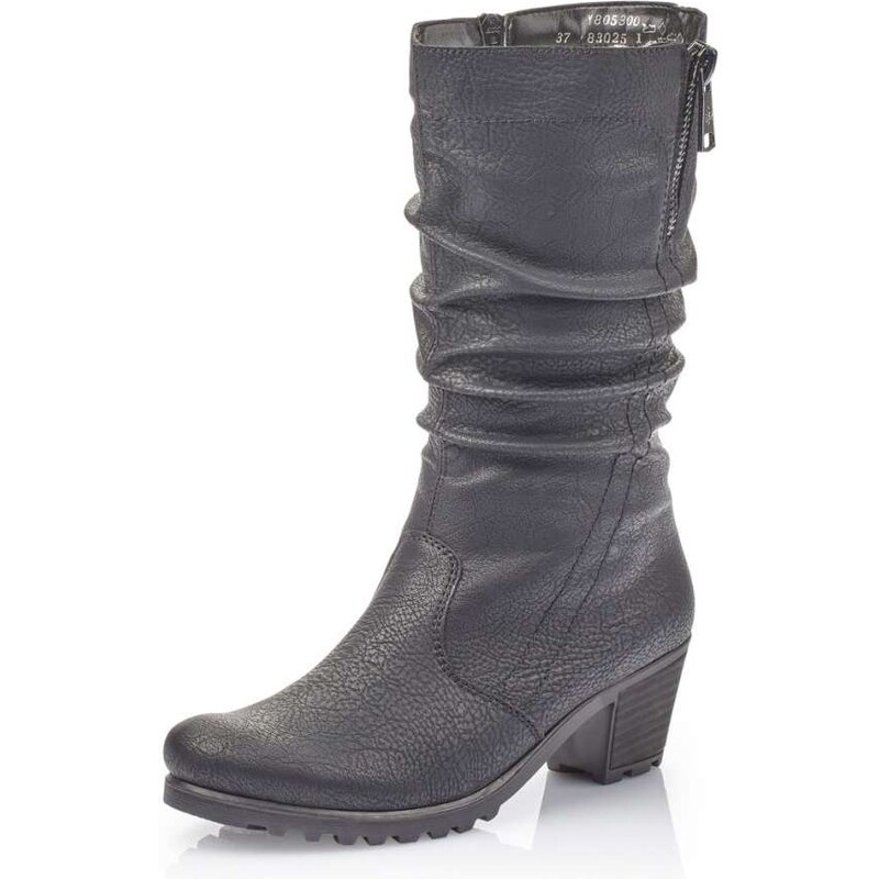 Dámske čižmy RIEKER Y8053-00 čierna W4 15564115