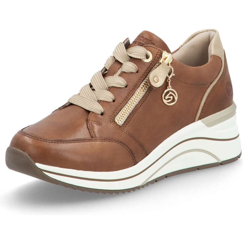 RIEKER Dámske tenisky REMONTE D0T03-24 hnedá W5 55294242
