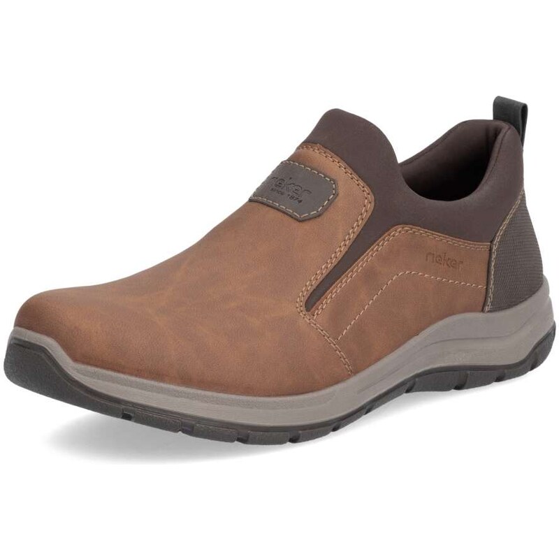Pánske mokasíny RIEKER 03650-24 hnedá W5 55294359