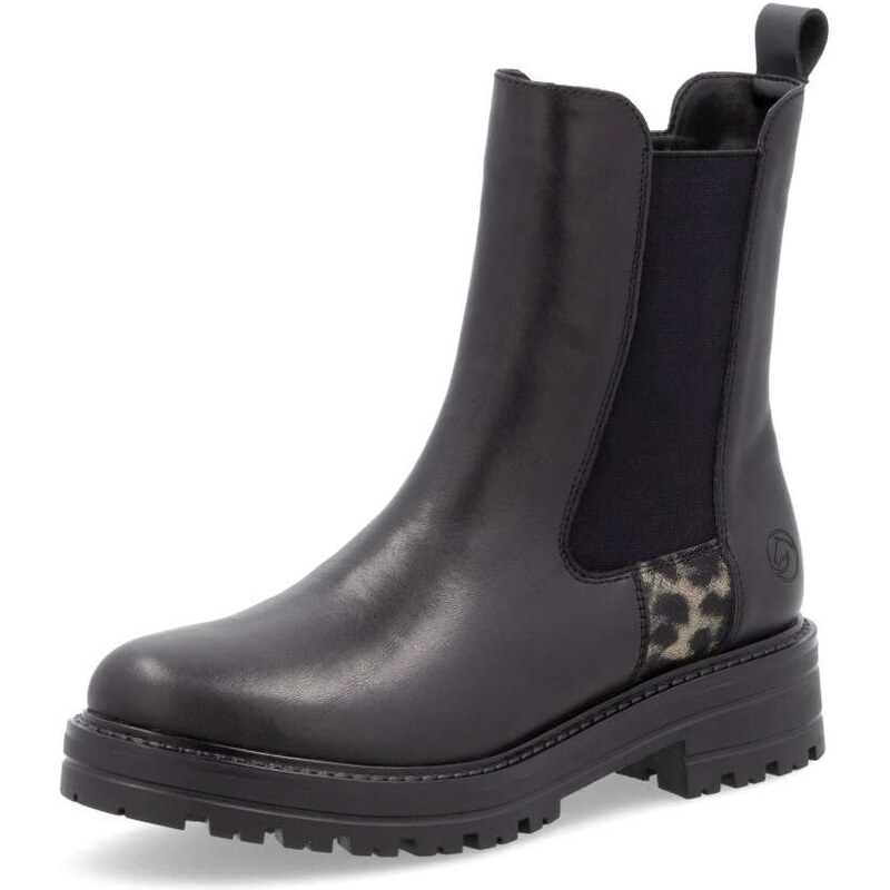 RIEKER Dámska členková obuv REMONTE D2286-03 čierna W4 55294062