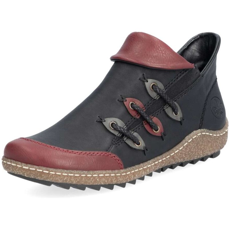 Dámska členková obuv RIEKER Z7582-01 čierna W5 55688207