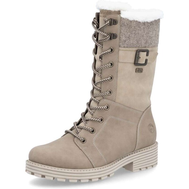 RIEKER Dámske čižmy REMONTE D0W72-20 béžová W4 55294197