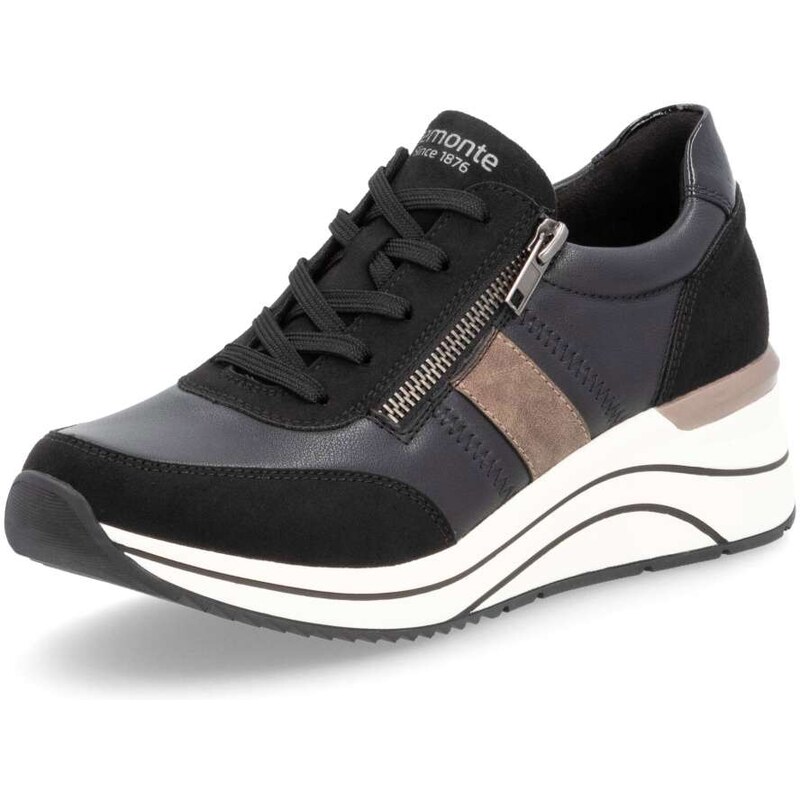 RIEKER Dámske tenisky REMONTE D0T09-03 čierna W4 56582351