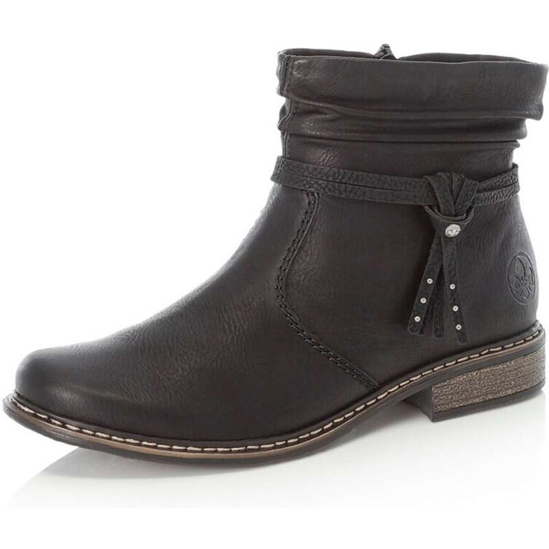 Dámska členková obuv RIEKER Z4953-00 čierna W4 57878343