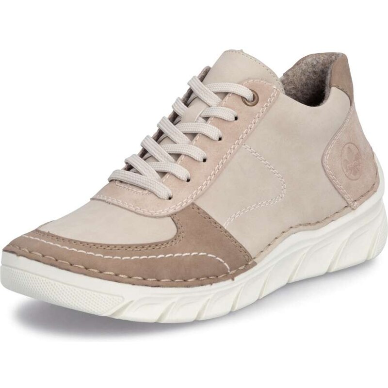 Dámske poltopánky RIEKER 55001-62 béžová W4 56182143