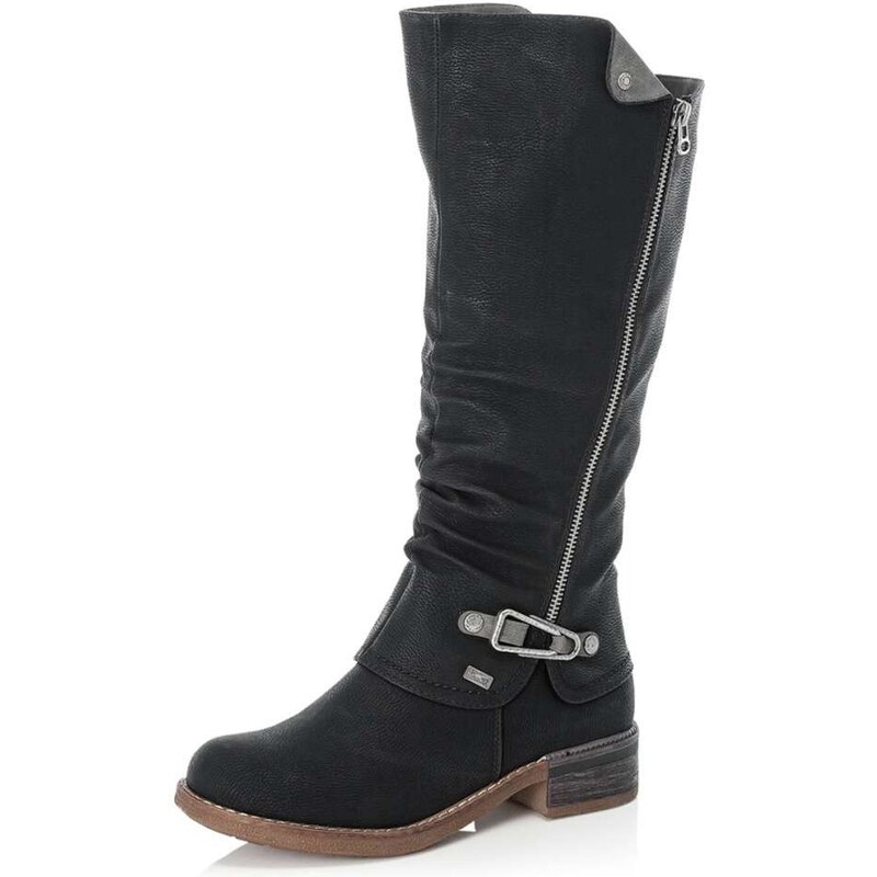 Dámske čižmy RIEKER 94652-00 čierna W5 18875112