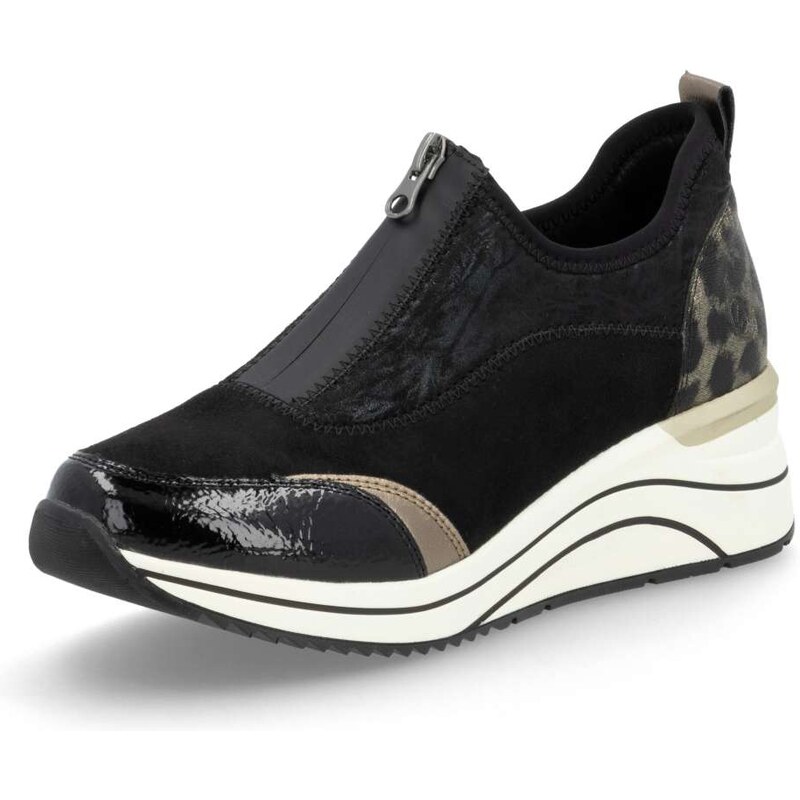 RIEKER Dámske tenisky REMONTE D0T08-02 čierna W5 55715369