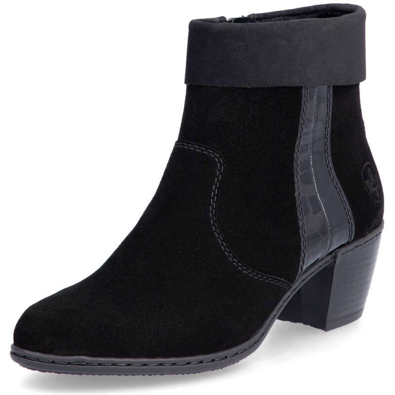 Dámska členková obuv RIEKER Y2152-00 čierna W4 55926901