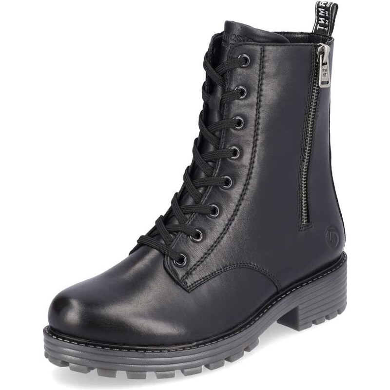 RIEKER Dámska členková obuv REMONTE D0W71-01 čierna W4 56139177