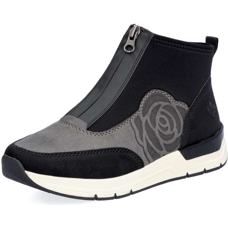 Dámska členková obuv RIEKER 58956-00 čierna W4 56233324