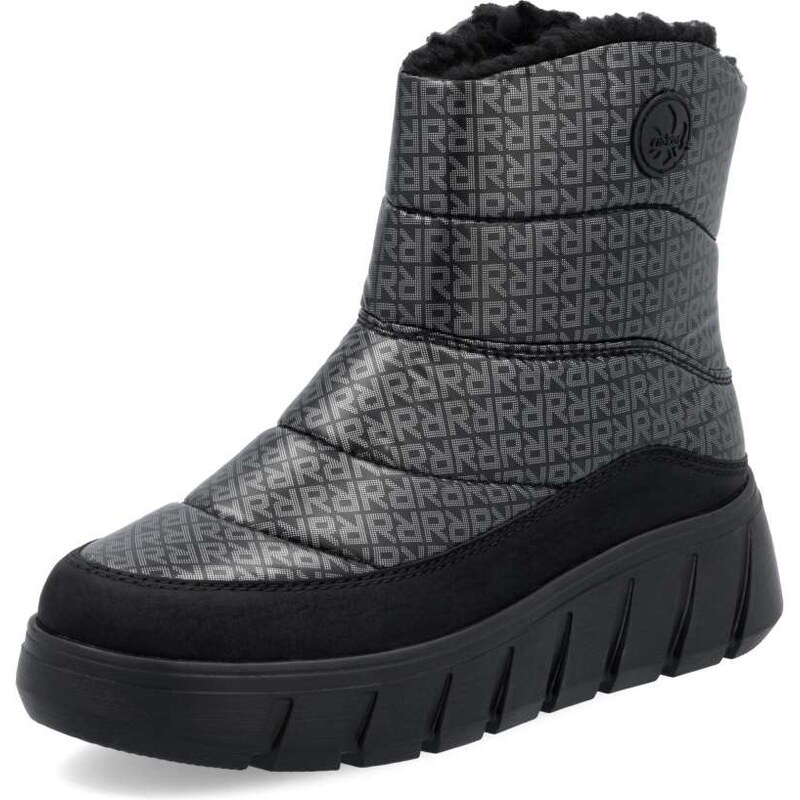 Dámska členková obuv RIEKER Y3552-00 čierna W5 56578417