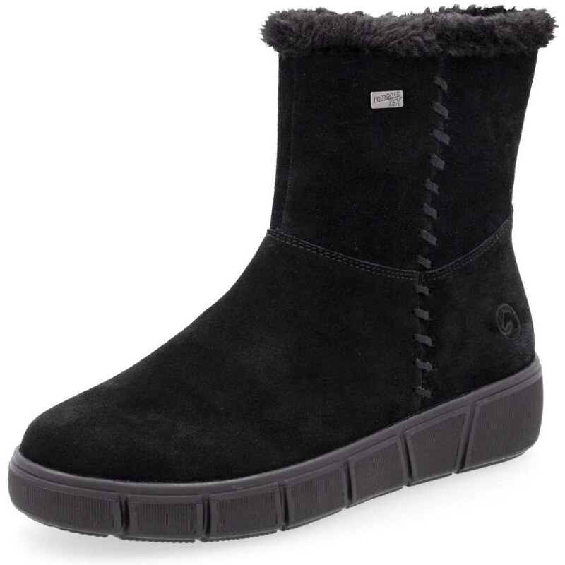 RIEKER Dámska členková obuv REMONTE D1T75-02 čierna W4 56585880