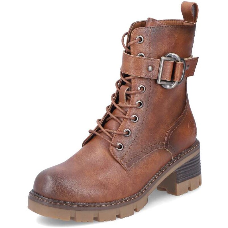 Dámska členková obuv RIEKER 92040-24 hnedá W4 56645078