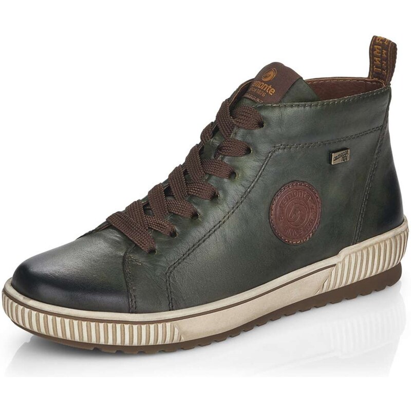 RIEKER Dámska členková obuv REMONTE D0771-54 zelená W4 34007409