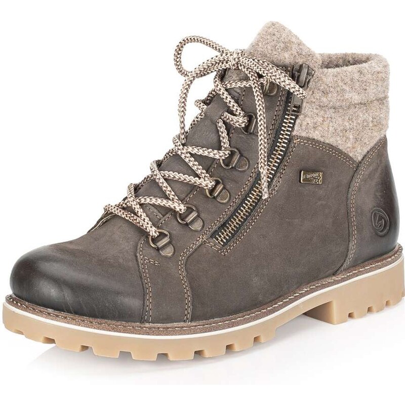 RIEKER Dámska členková obuv REMONTE D7478-45 sivá W4 56911198