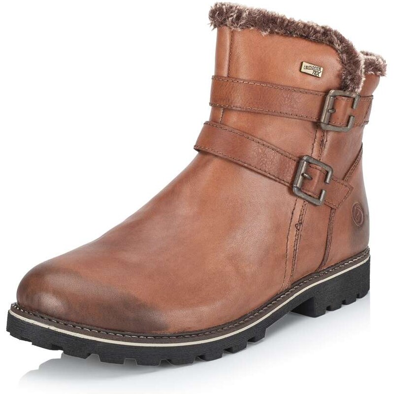 RIEKER Dámska členková obuv REMONTE D8484-24 hnedá W4 57055742