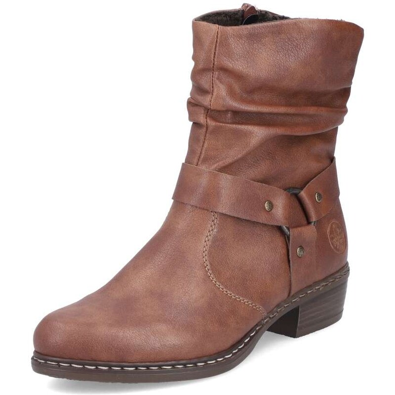 Dámska členková obuv RIEKER Y0850-24 hnedá W4 57062418