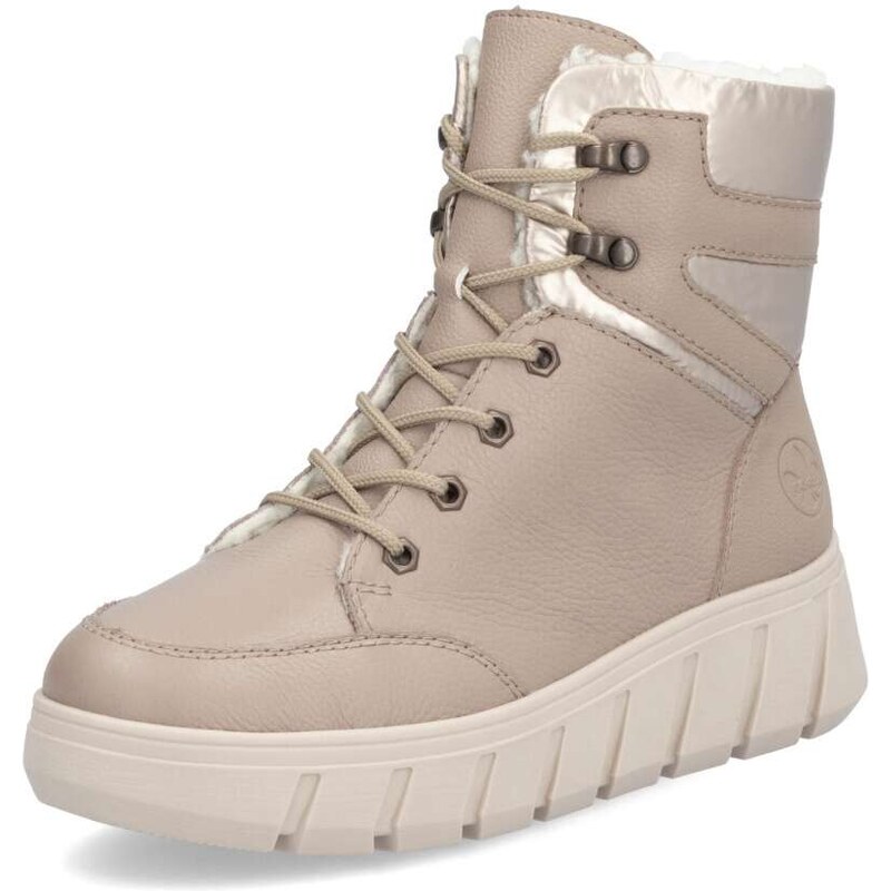 Dámska členková obuv RIEKER Y3504-20 béžová W4 57081732
