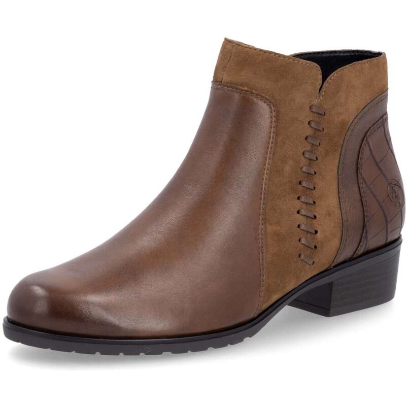RIEKER Dámska členková obuv REMONTE D6893-22 hnedá W5 57133696