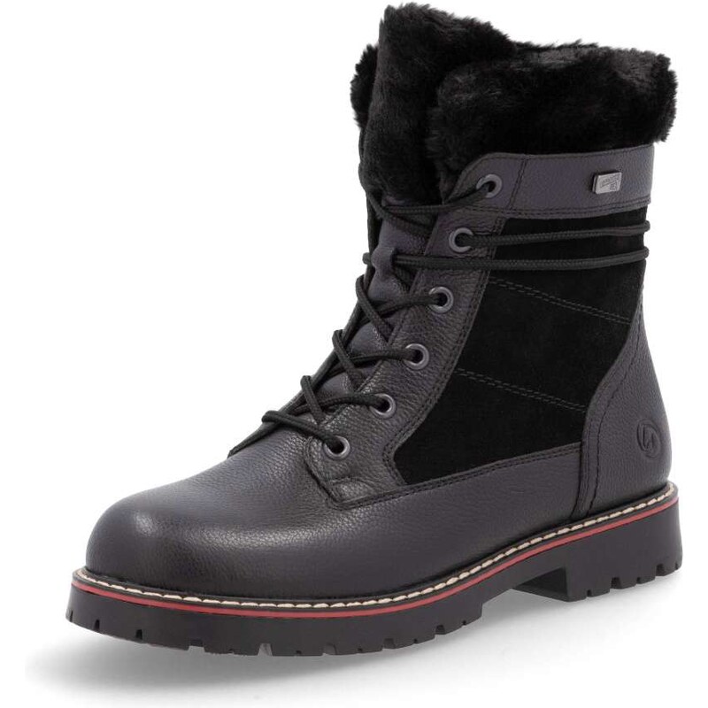 RIEKER Dámska členková obuv REMONTE D9381-00 čierna W4 57176214