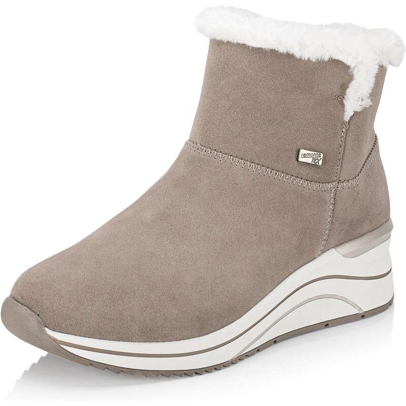 RIEKER Dámska členková obuv REMONTE D0T76-64 béžová W4 57247200