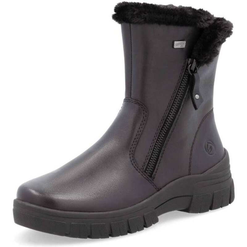 RIEKER Dámska členková obuv REMONTE D0E78-00 čierna W4 57315330