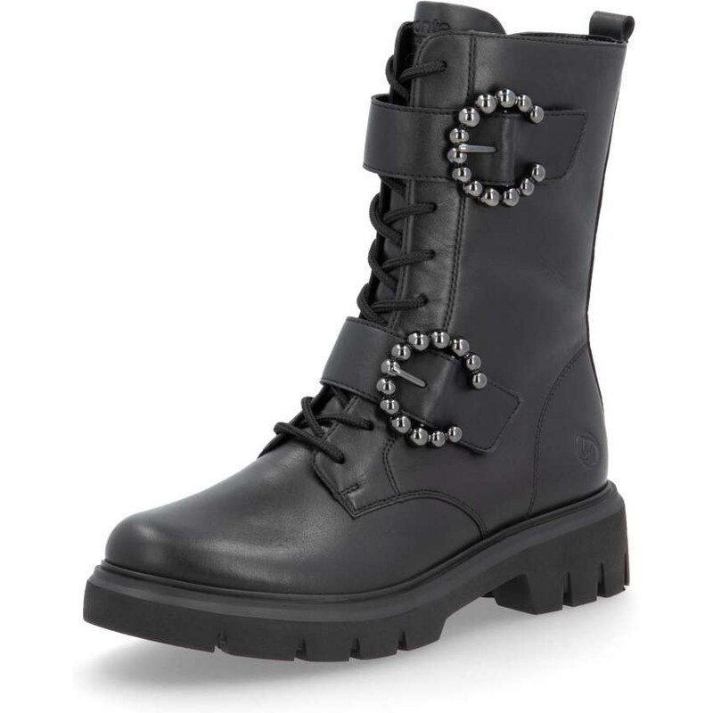 RIEKER Dámska členková obuv REMONTE D1W70-00 čierna W4 57315334