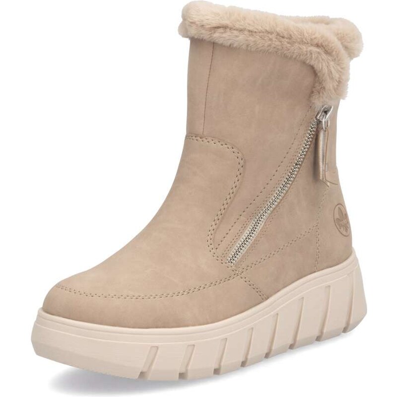 Dámska členková obuv RIEKER Y3581-20 béžová W4 57559216