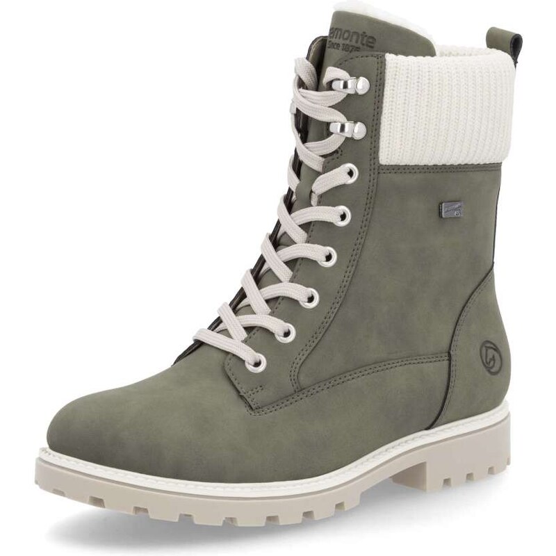 RIEKER Dámska členková obuv REMONTE D8482-54 zelená W4 57825959