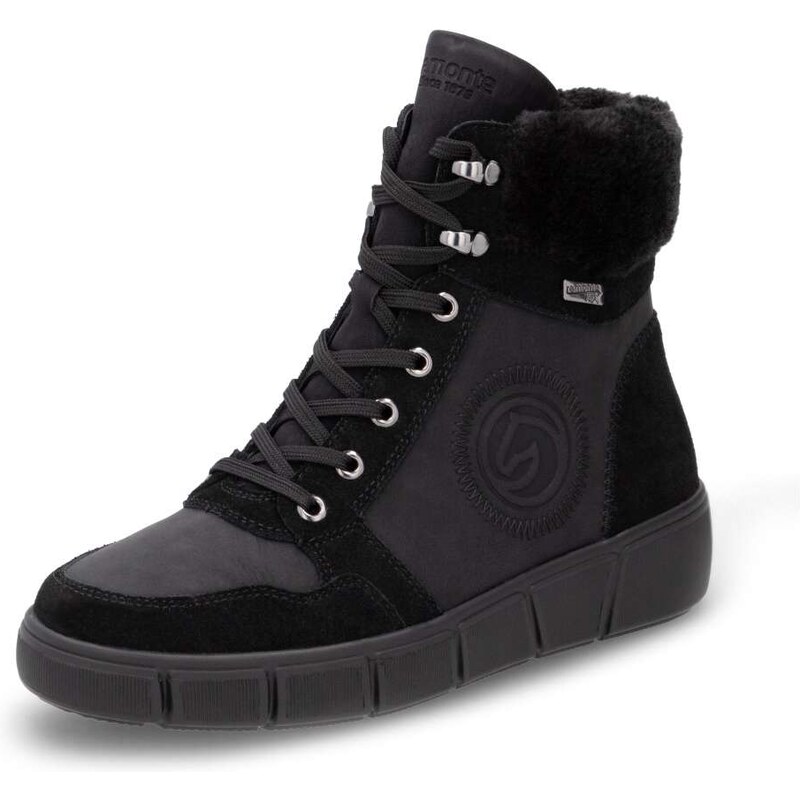 RIEKER Dámska členková obuv REMONTE D1T74-00 čierna W4 57951188