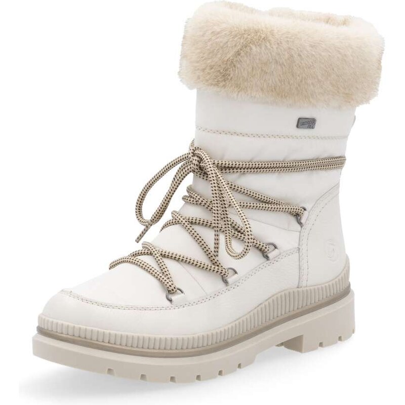 RIEKER Dámska členková obuv REMONTE D0C81-80 béžová W4 58019382