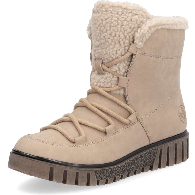 Dámska členková obuv RIEKER Y3408-20 béžová W4 58019383