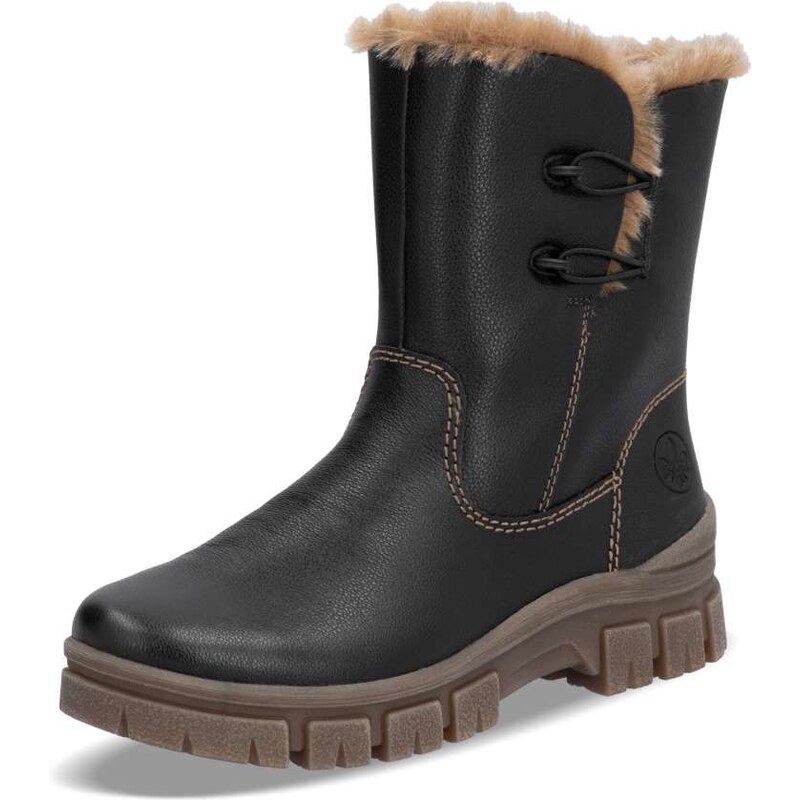 Dámska členková obuv RIEKER Z1150-00 čierna W4 58203568