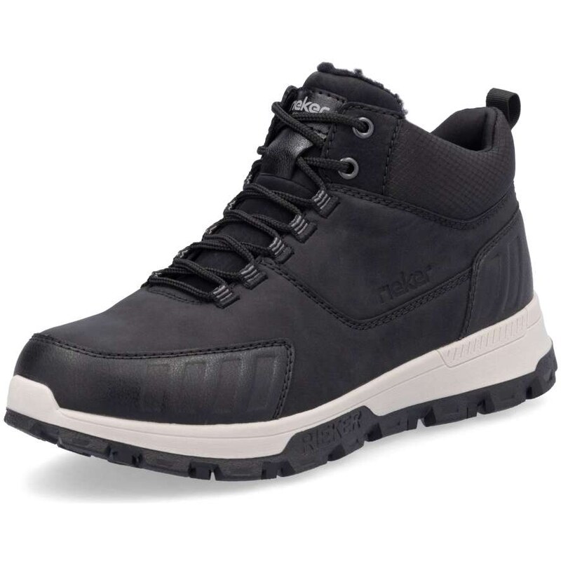 Pánska členková obuv RIEKER 35506-00 čierna W4 58226525