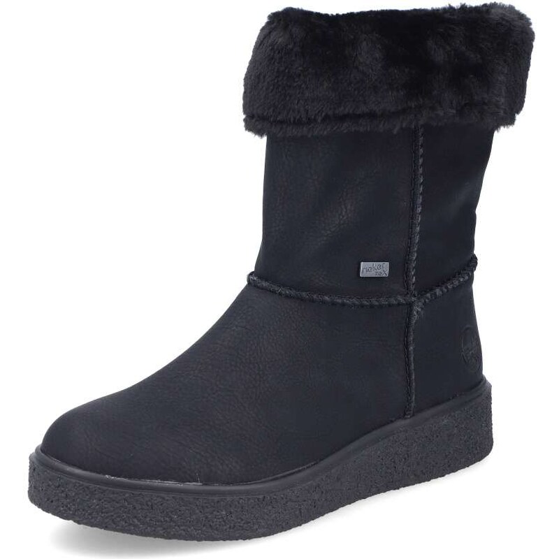 Dámska členková obuv RIEKER Y0090-00 čierna W4 58227526