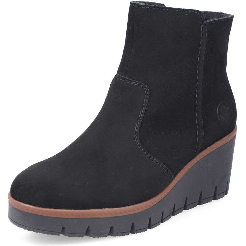 Dámska členková obuv RIEKER Y5065-00 čierna W5 58236313