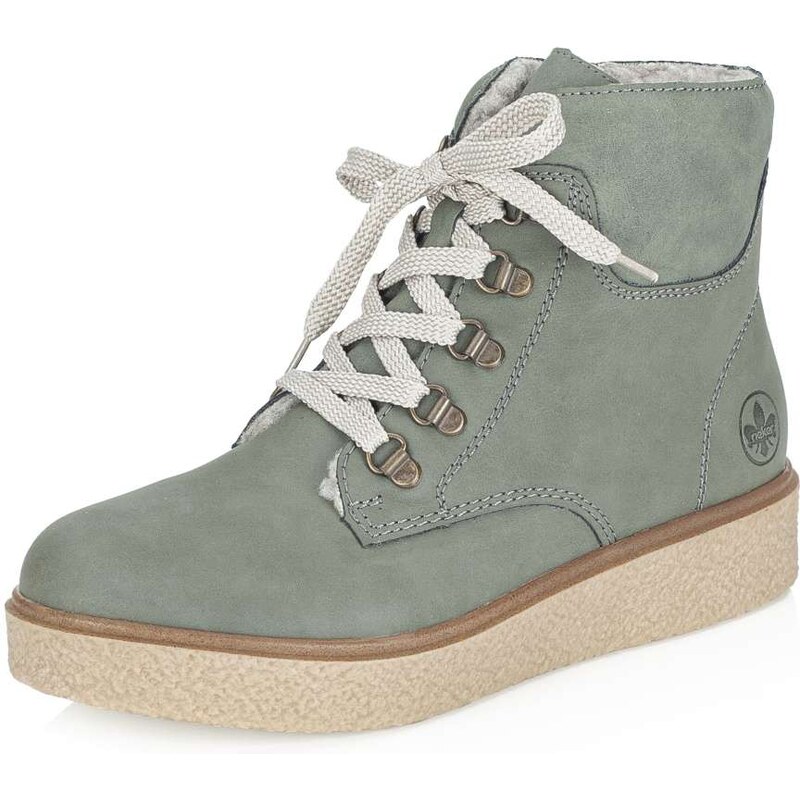 Dámska členková obuv RIEKER Y0033-54 zelená W4 58351000