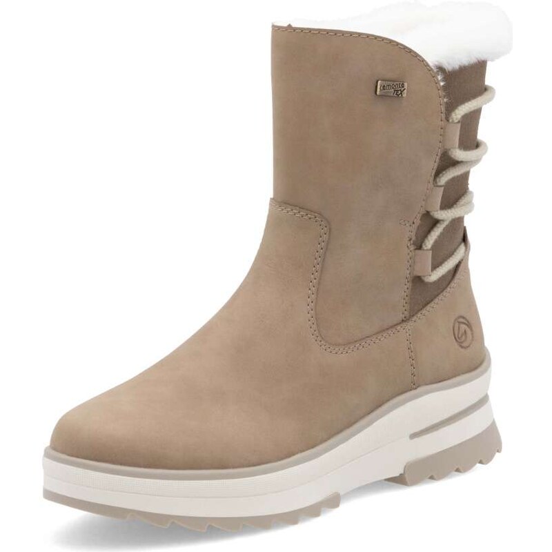 RIEKER Dámska členková obuv REMONTE D2B72-20 béžová W4 58376853