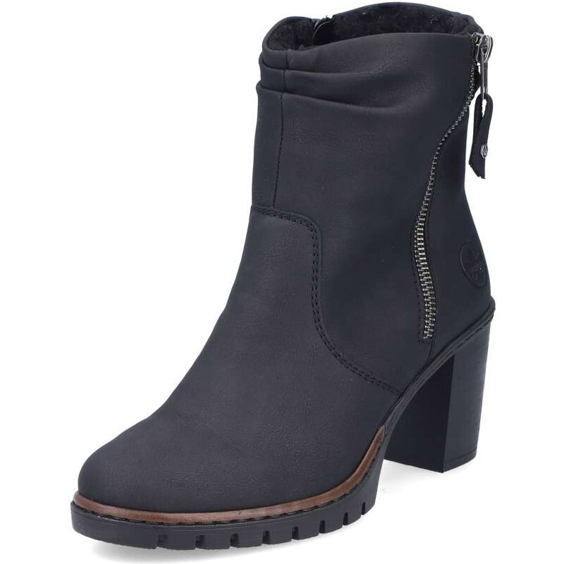 Dámska členková obuv RIEKER Y2595-00 čierna W4 58399654