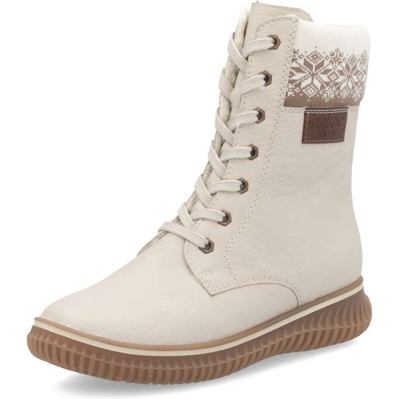 Dámska členková obuv RIEKER 74203-60 béžová W4 58417618