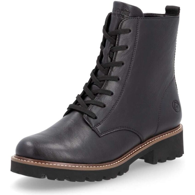 RIEKER Dámska členková obuv REMONTE D8661-00 čierna W5 58399651