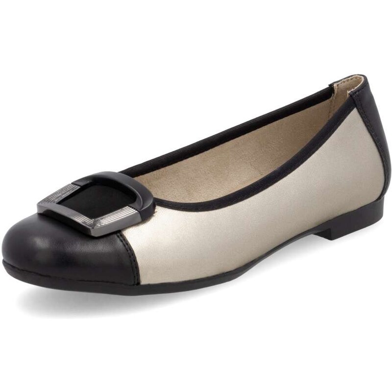 RIEKER Dámske baleríny REMONTE D0K12-90 zlatá S6 61788528