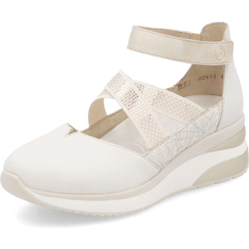 RIEKER Dámske baleríny REMONTE D2411-81 béžová S6 61788532