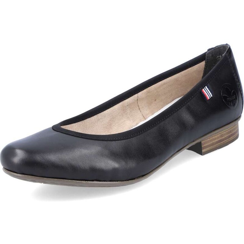 Dámske baleríny RIEKER 51994-01 čierna S6 29374195